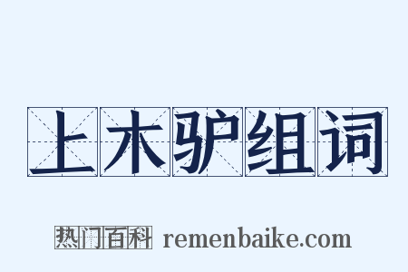 上木驴组词是什么意思的图片